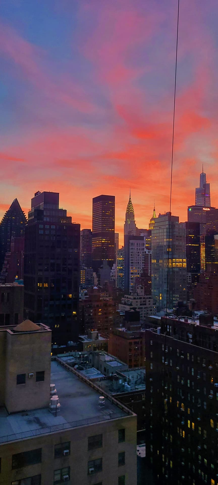Pastel sky at dusk